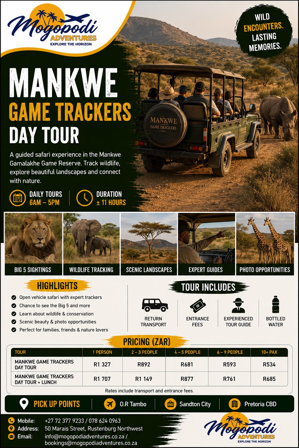 Mogopodi package trip