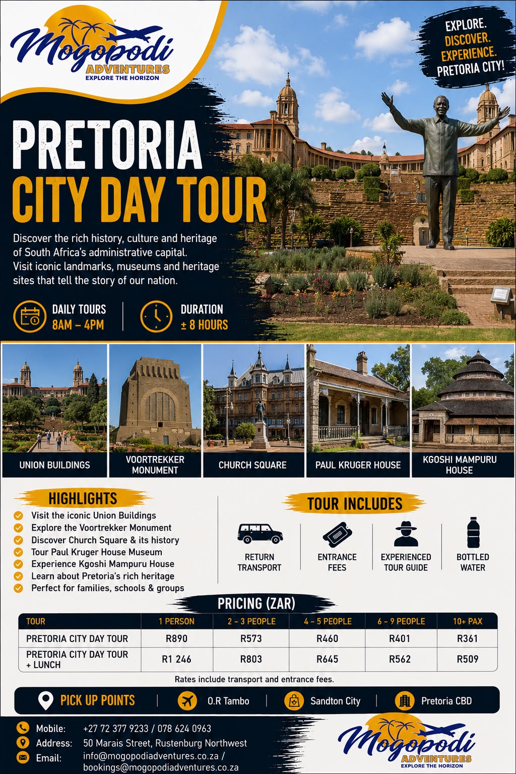 Mogopodi package trip