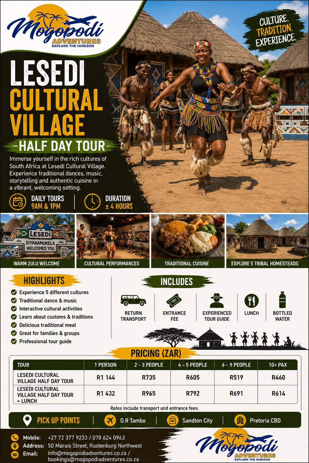 Mogopodi package trip