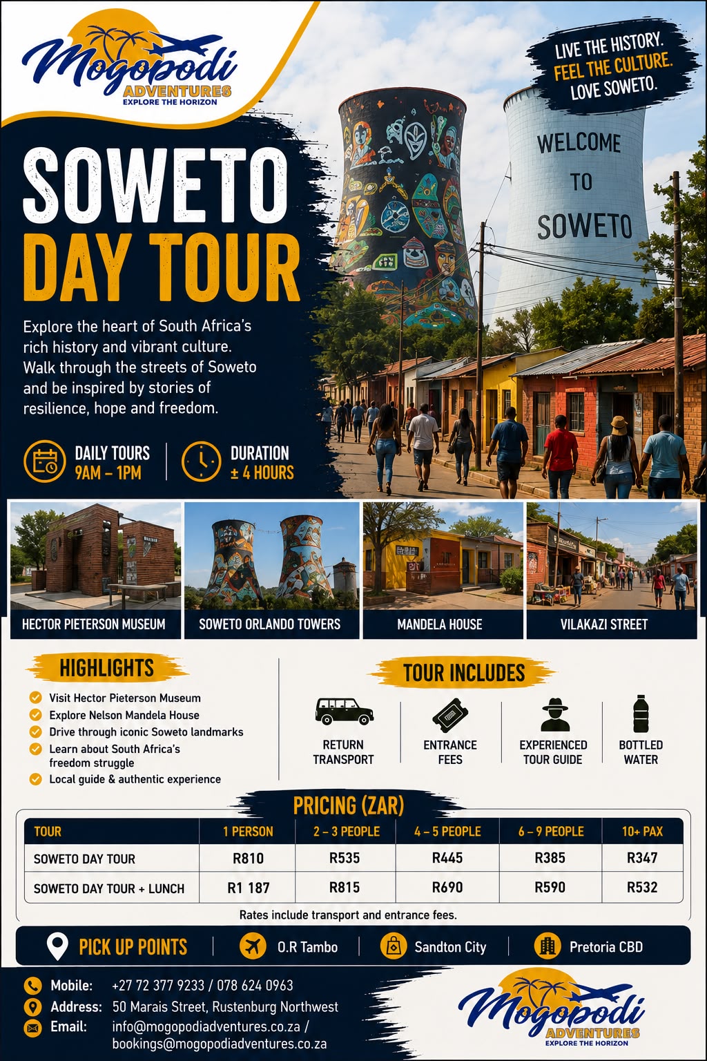 Mogopodi package trip