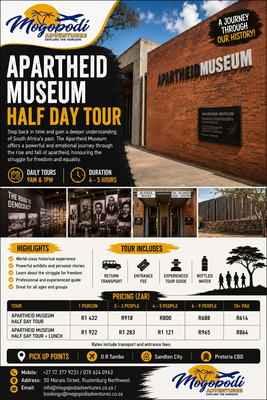 Mogopodi package trip