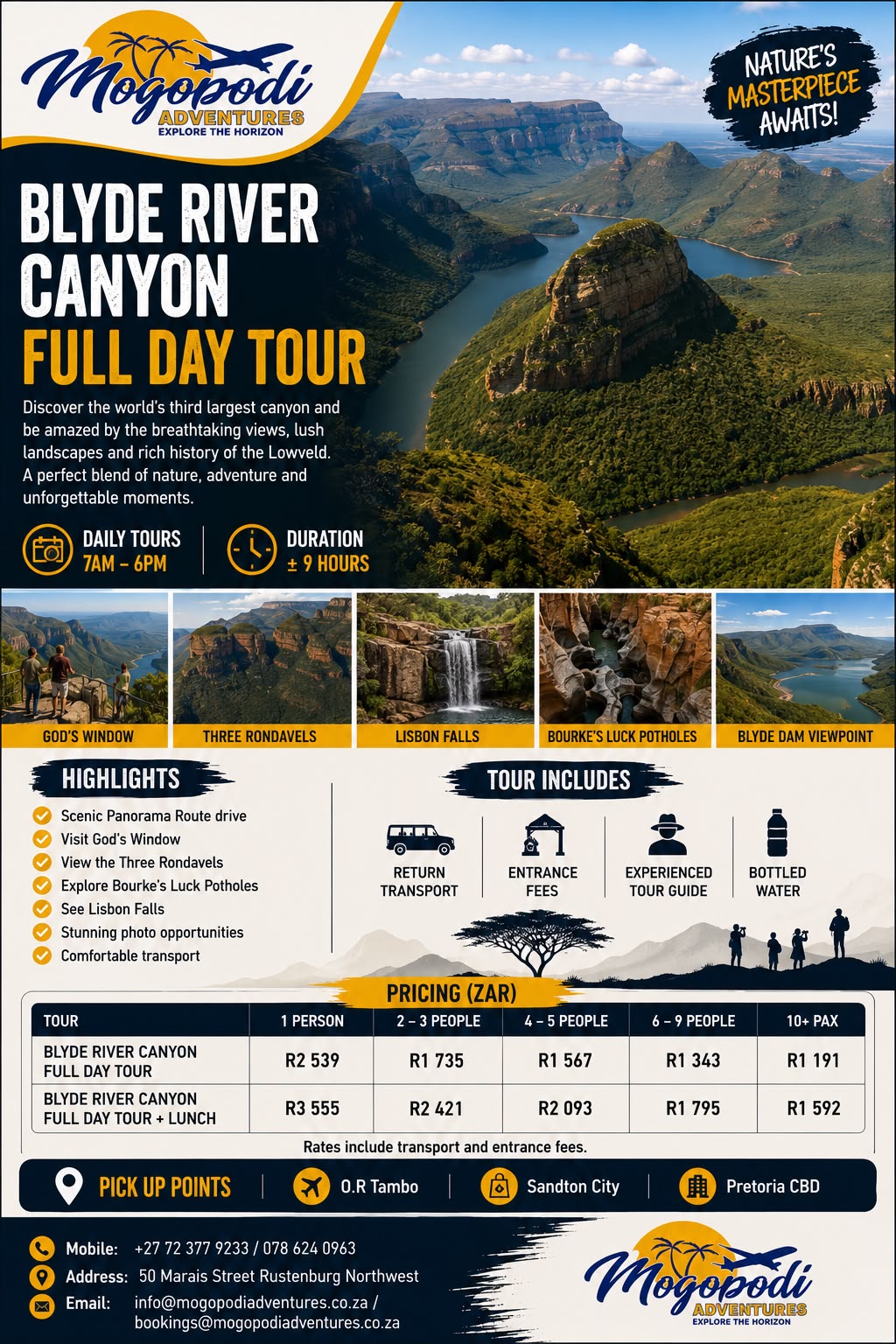 Mogopodi package trip