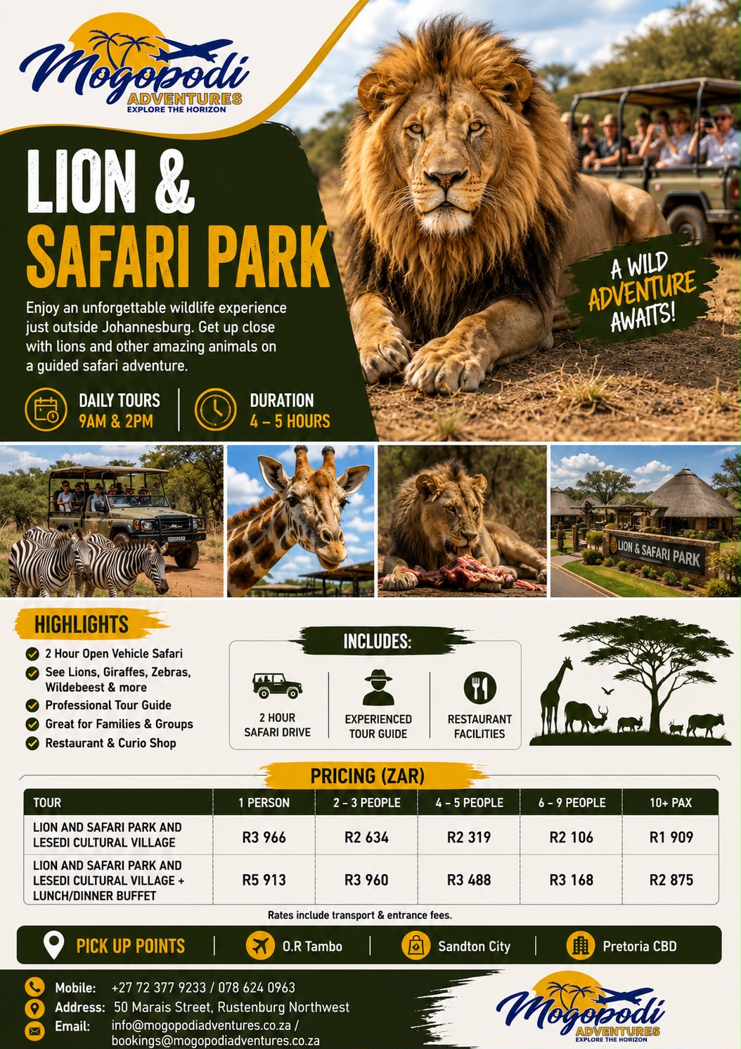 Mogopodi package trip