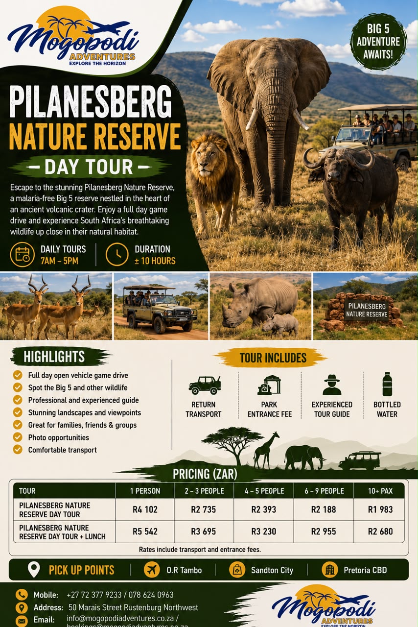 Mogopodi package trip